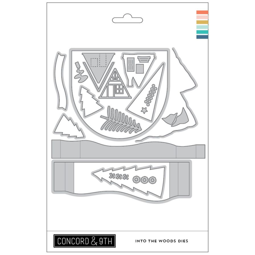 Concord & 9th Into the Woods Stamps and Dies Bundle