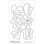 Concord & 9th Kristina Werner Gingerbread Cookies Stamps Dies and Stencil Bundle