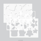 Concord & 9th Kristina Werner Gingerbread Cookies Stamps Dies and Stencil Bundle