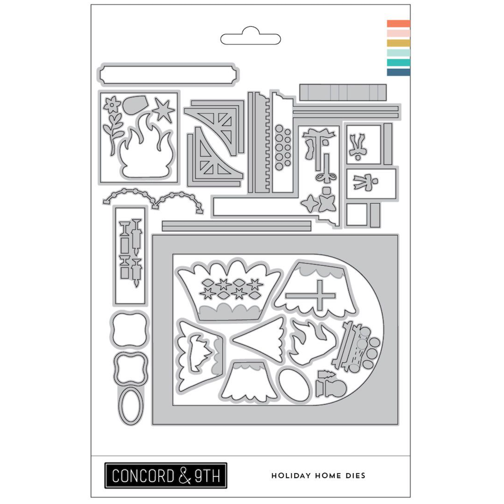 Concord & 9th Holiday Home Stamps and Dies Bundle