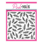 Pink and Main Pine Branch 6x6 Embossing Folder pmt105