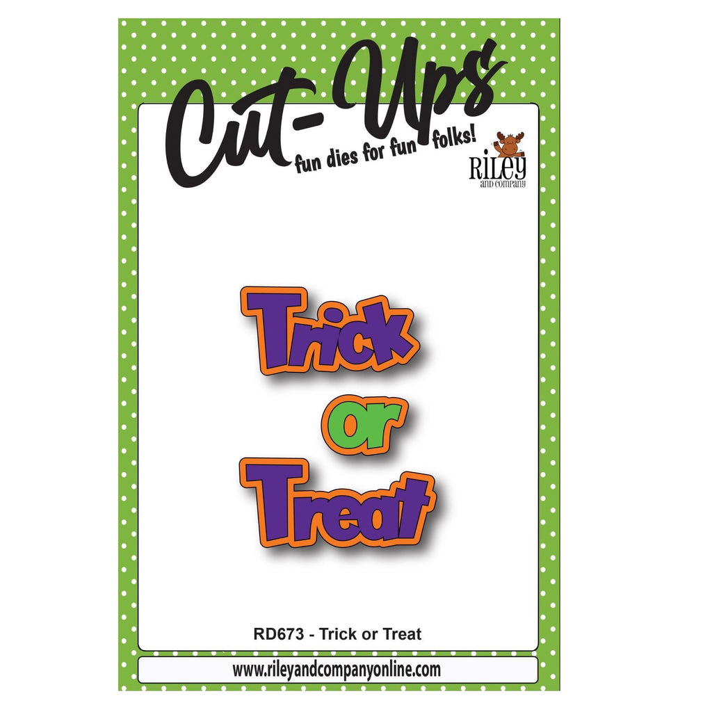 Riley And Company Cut Ups Trick Or Treat Dies rd673