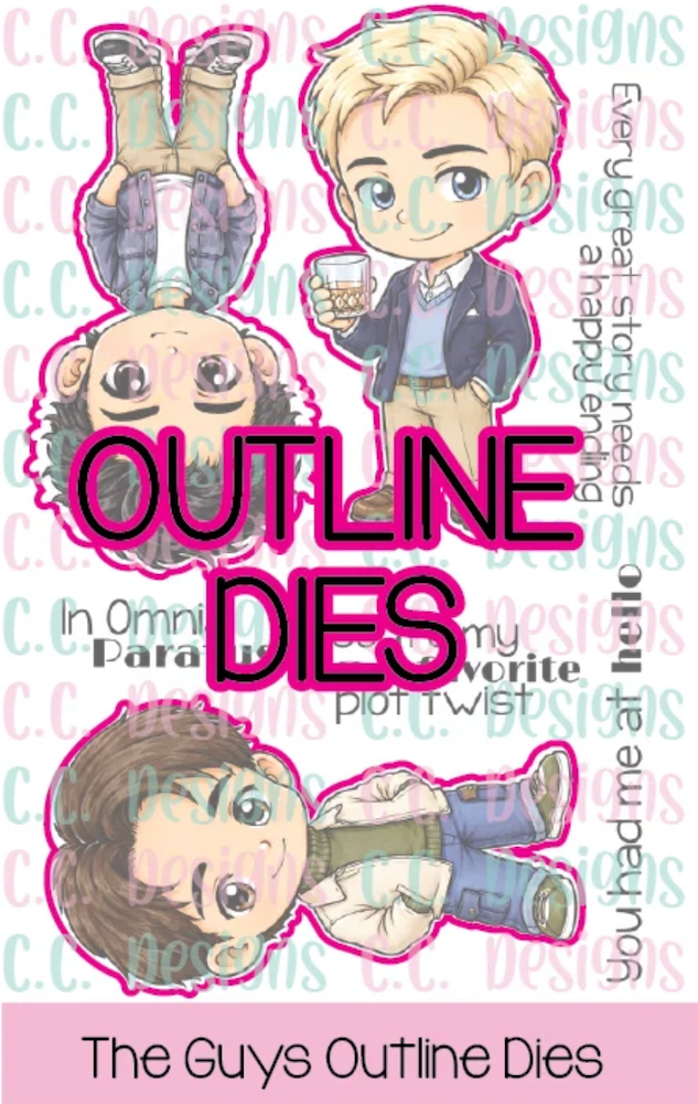 C.C. Designs The Guys Stamps and Dies Bundle