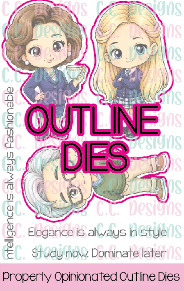 C.C. Designs Properly Opinionated Stamps and Dies Bundle