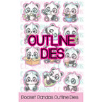 C.C. Designs Pocket Panda Stamps and Dies Bundle