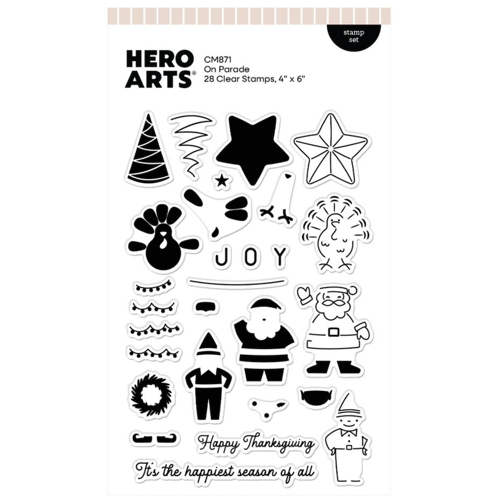Hero Arts On Parade Clear Stamp Set cm871