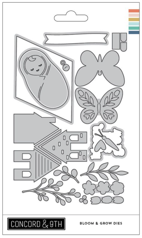 Concord & 9th Bloom & Grow Stamps and Dies Bundle