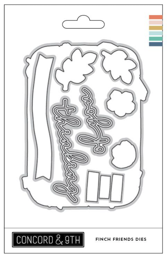 Concord & 9th Finch Friends Stamps and Dies Bundle
