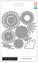 Concord & 9th Woven Words Stamps and Dies Bundle