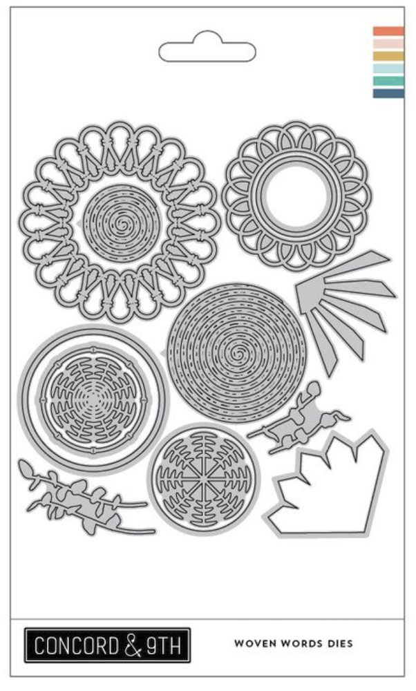 Concord & 9th Woven Words Stamps and Dies Bundle