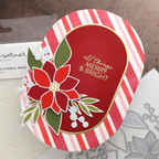 Concord & 9th Kristina Werner Poinsettia Inlay Die Set kw1378