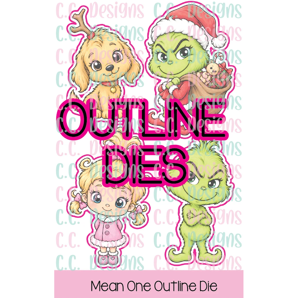 C.C. Designs Mean One Stamps and Dies Bundle