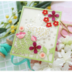 Simon Says Stamp Morning Garden Floral Frame Wafer Dies s940 Cheering for You Sending Love Card | color-code:ALT01