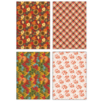 Honey Bee Fall Is In The Air 6 x 8.5 Paper Pad hbpa-058 Elegant Autumn Patterns