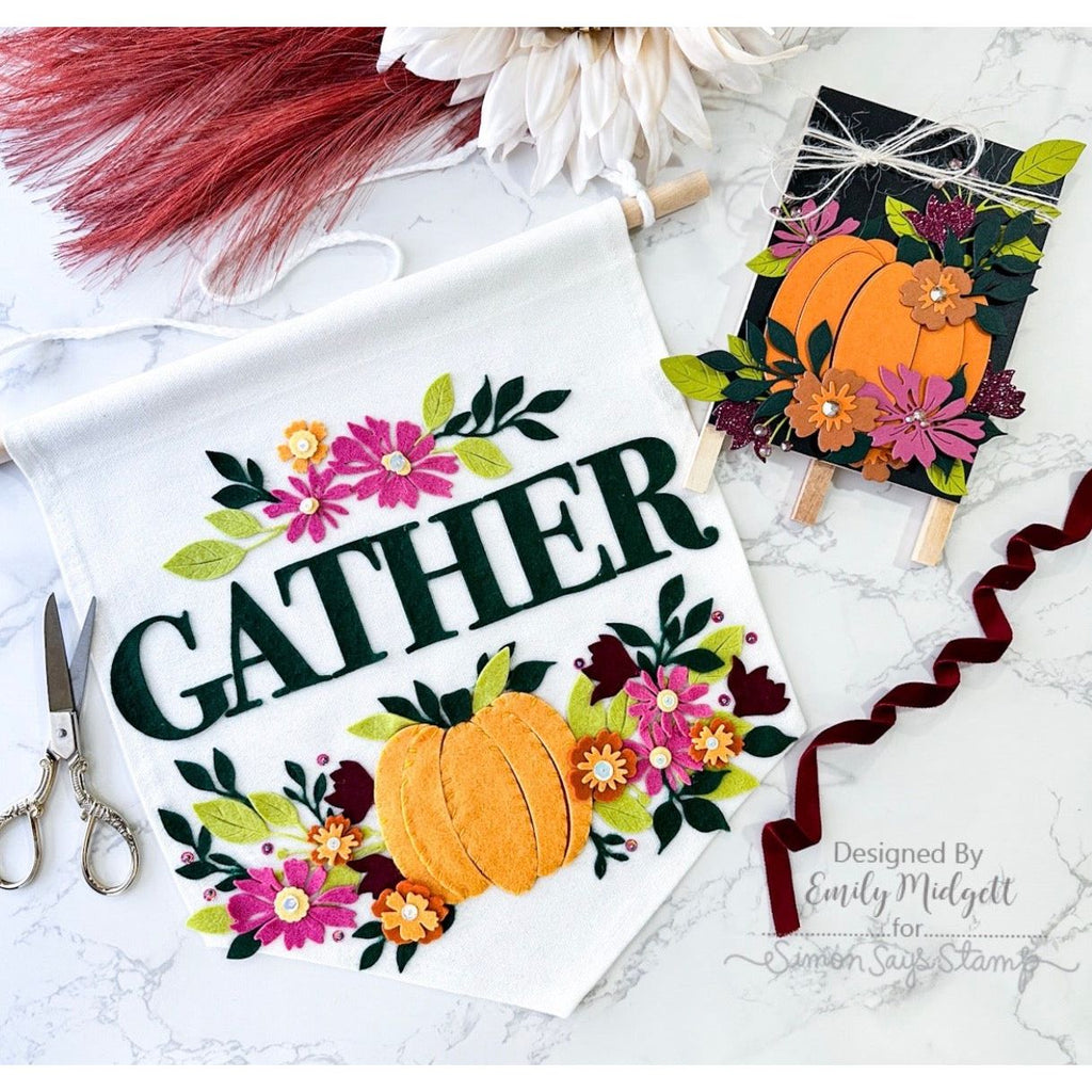 Simon Says Stamp! Simon Says Stamp LAYERED PUMPKIN Wafer Dies sssd112654 Autumn Decor | color-code:ALT03