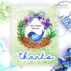 Simon Says Stamp Rustic Nest Wafer Dies s981 DieCember Thanks Card | color-code:ALT05