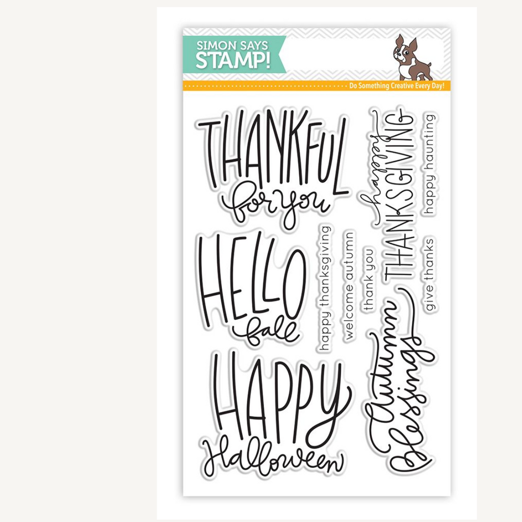 Simon Says Clear Stamps AUTUMN GREETINGS SSS101637
