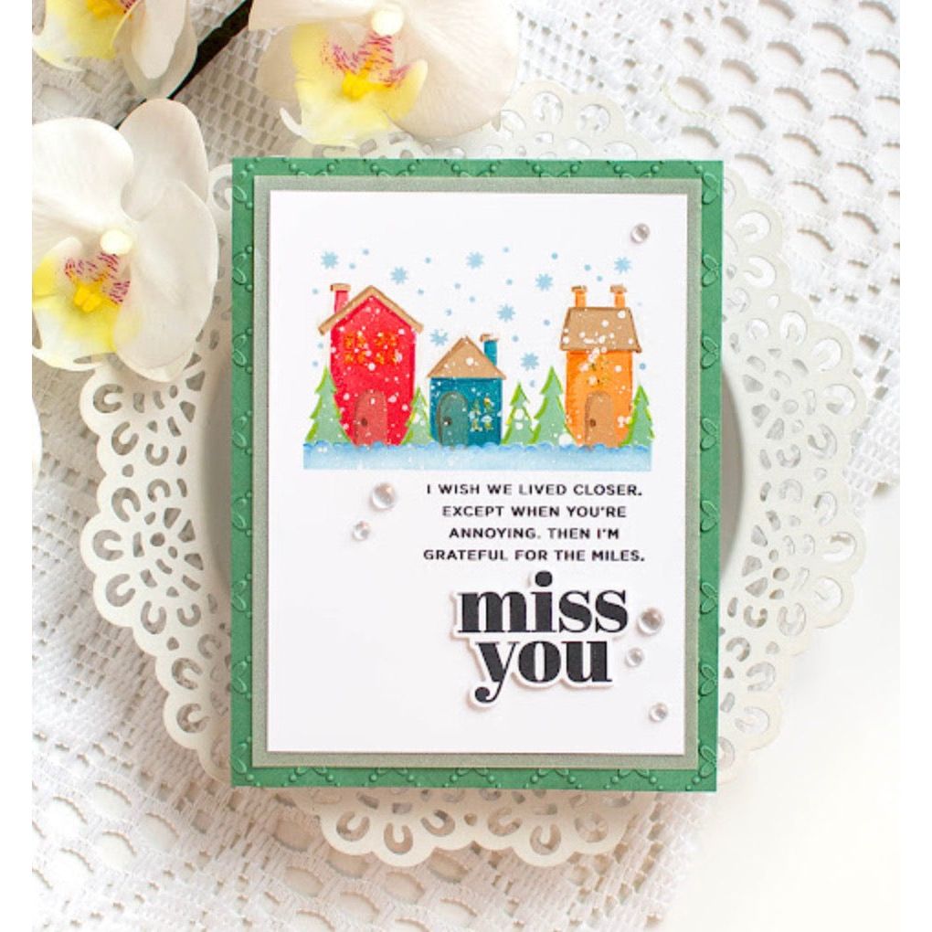 Simon Says Stamp! CZ Design Clear Stamps SASSY INSIDES cz370 Rainbows | color-code:ALT02