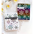 Simon Says Stamp Falling Snowflakes Foil Transfer Cards 1019sf Festive Fun Wintry Hello Cards | color-code:ALT06