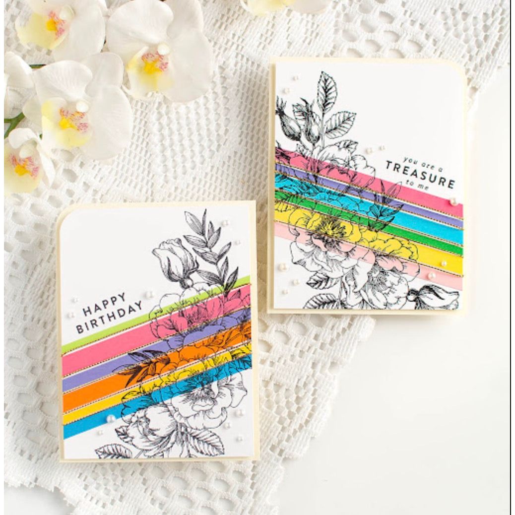 Simon Says Stamps And Dies Beautiful Flowers Floral Cards | color-code:ALT01