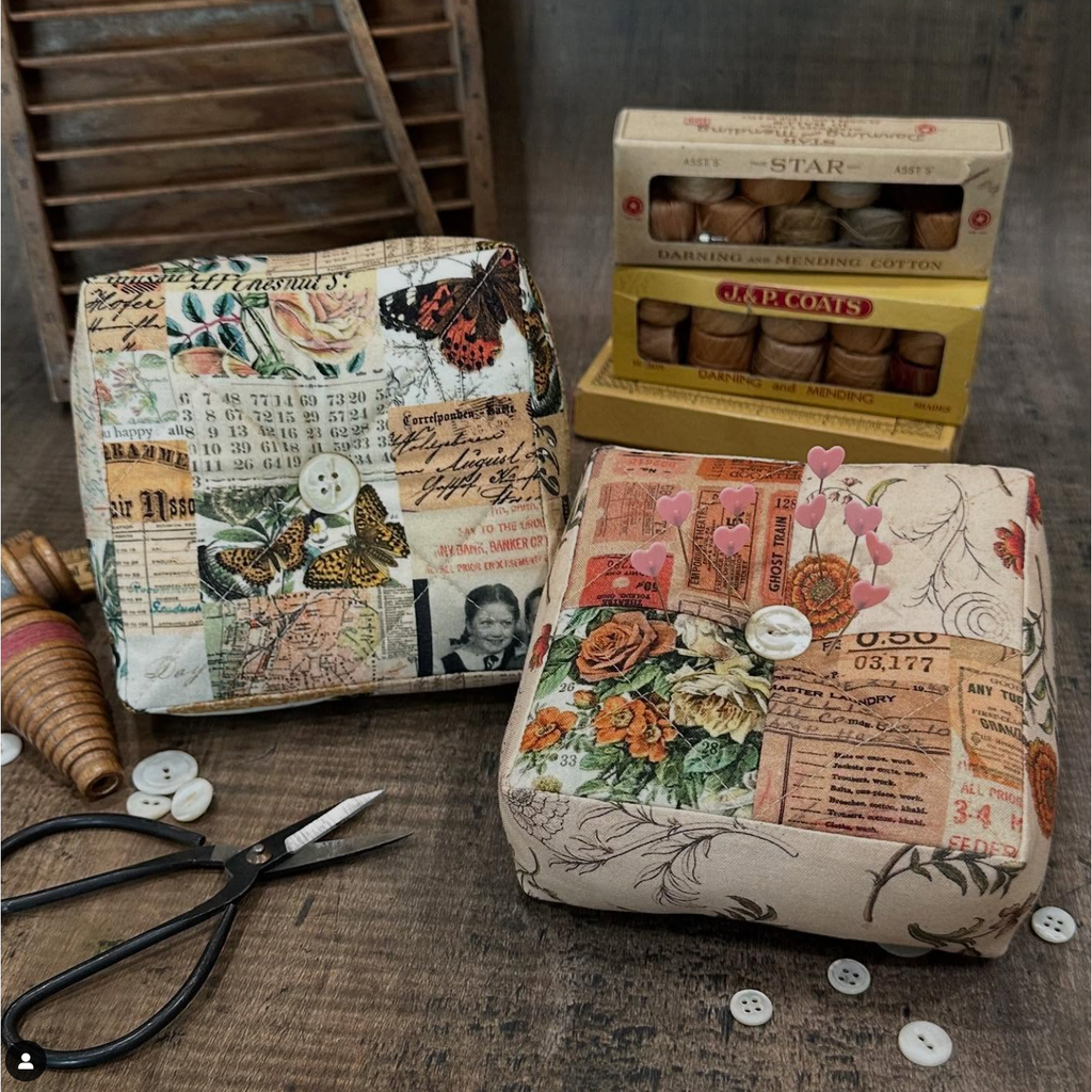 Tim Holtz Fabric Palette Fat Quarters Bundle Pink Red And Orange
