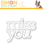 CZ Design Wafer Dies MISS YOU czd80 *
