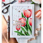 Simon Says Stamp! Simon Says Stamp DAY TULIPS Wafer Dies sssd112589c Mother's Day Card | color-code:ALT01