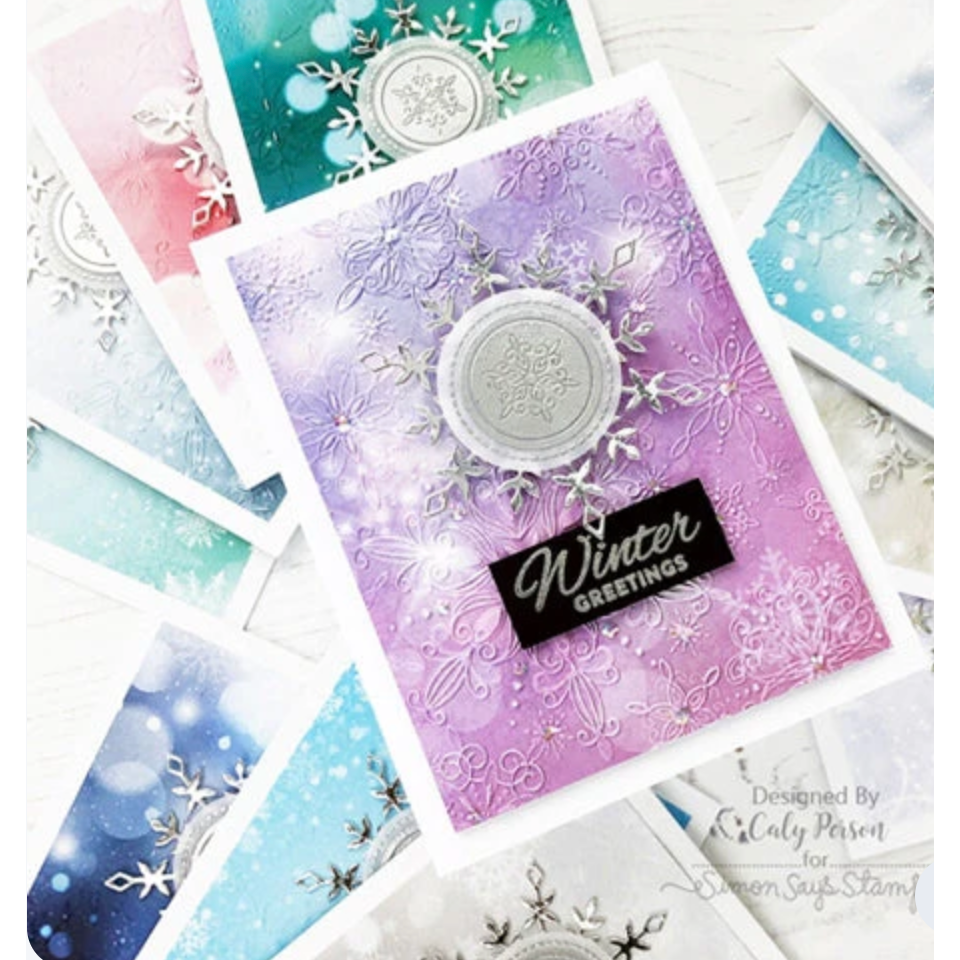 Simon Says Stamps and Dies Snowflake Season