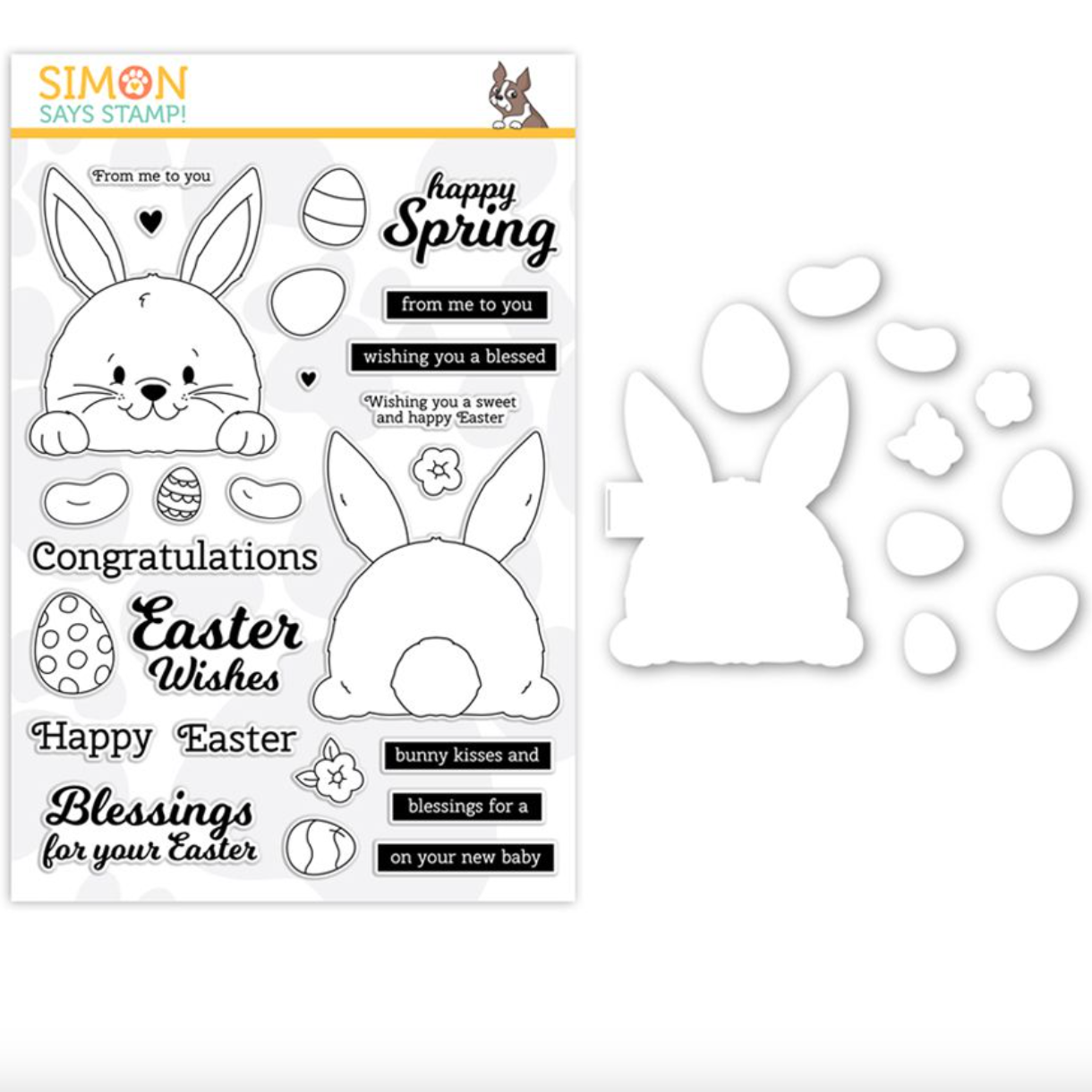Simon Says Stamps And Dies Bunny Butt Peek A Boo