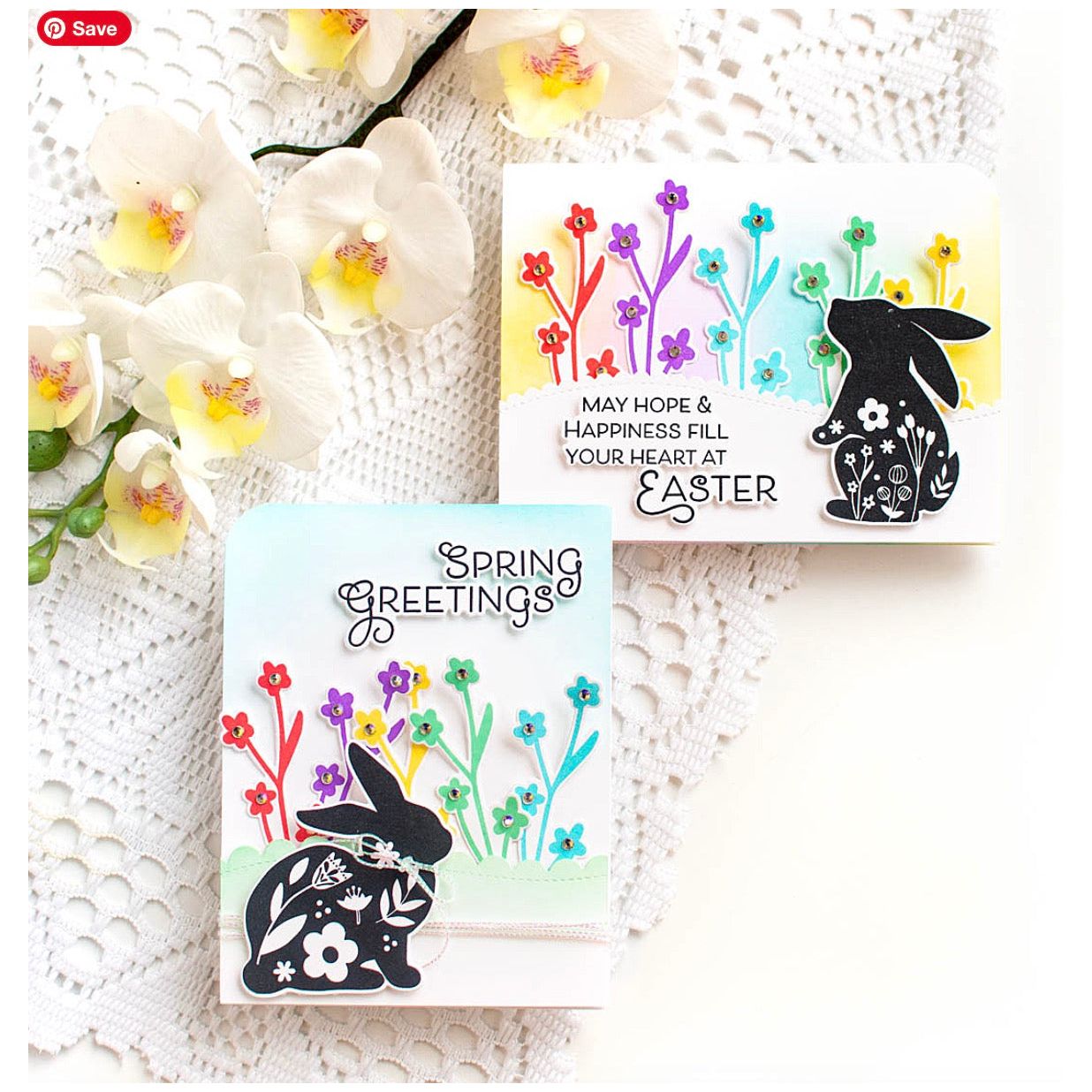 Simon Says Stamp Blessings at Easter Wafer Dies 1270sdc Favorite Things Easter Cards | color-code:ALT08