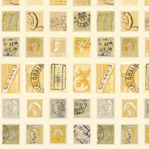 Tim Holtz Fabric By The Yard Yellow Stamps pwth241 Eclectic Elements Palette