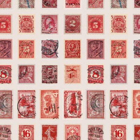 Tim Holtz Fabric By The Yard Red Stamps pwth221 Eclectic Elements Palette