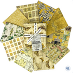 Tim Holtz Fabric Palette Fat Quarters Bundle Pink Red Orange And Yellow