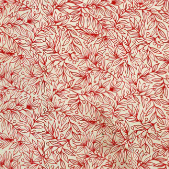 Tim Holtz Eclectic Elements Holidays Past Flannel Fabric By The Yard Berry Branch