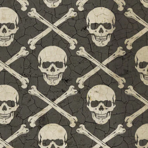 Tim Holtz Eclectic Elements Fabric By The Yard Regions Beyond Crossbones