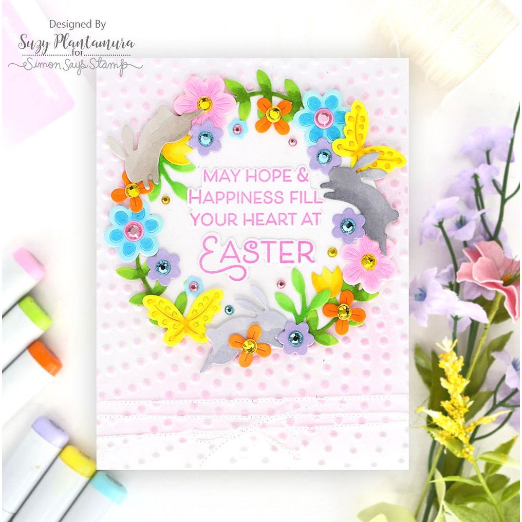 Simon Says Stamp Springtime Celebration Plate Wafer Die s1018 Favorite Things Easter Card | color-code:ALT09