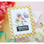 Simon Says Stamp Stencils Butterfly Blossoms 1084stc Miss You Card | color-code:ALT04