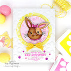 Simon Says Stamp Embossing Folder Stacked Blooms sf509 Rain or Shine Easter Card | color-code:ALT04