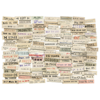 Tim Holtz idea-ology EPHEMERA SNIPPETS NUMBER STRIPS th94222