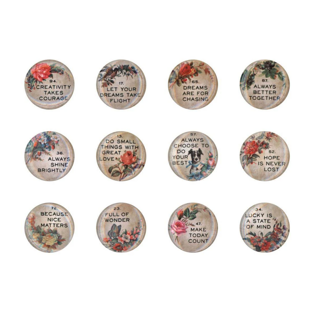 Tim Holtz idea-ology QUOTE FLAIR th94116