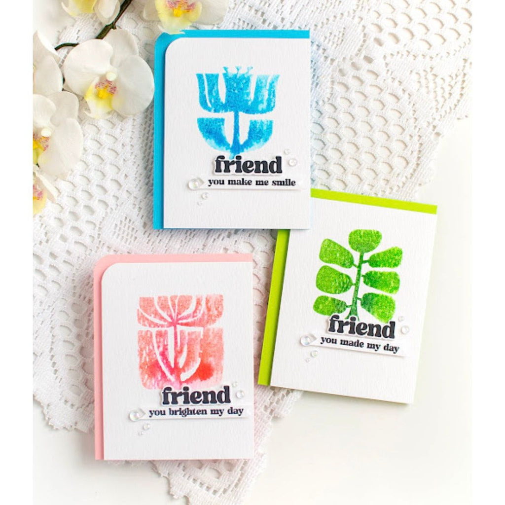 Simon Says Stamps and Dies Mod Plants set948mp Rain Or Shine Friend Cards | color-code:ALT05
