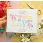Simon Says Stamp Monogram Wafer Dies 1357sdc You Are My Favorite With Love Card | color-code:ALT02