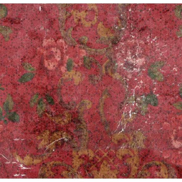 Tim Holtz Fabric By The Yard Red Tapestry pwth226 Eclectic Elements Palette