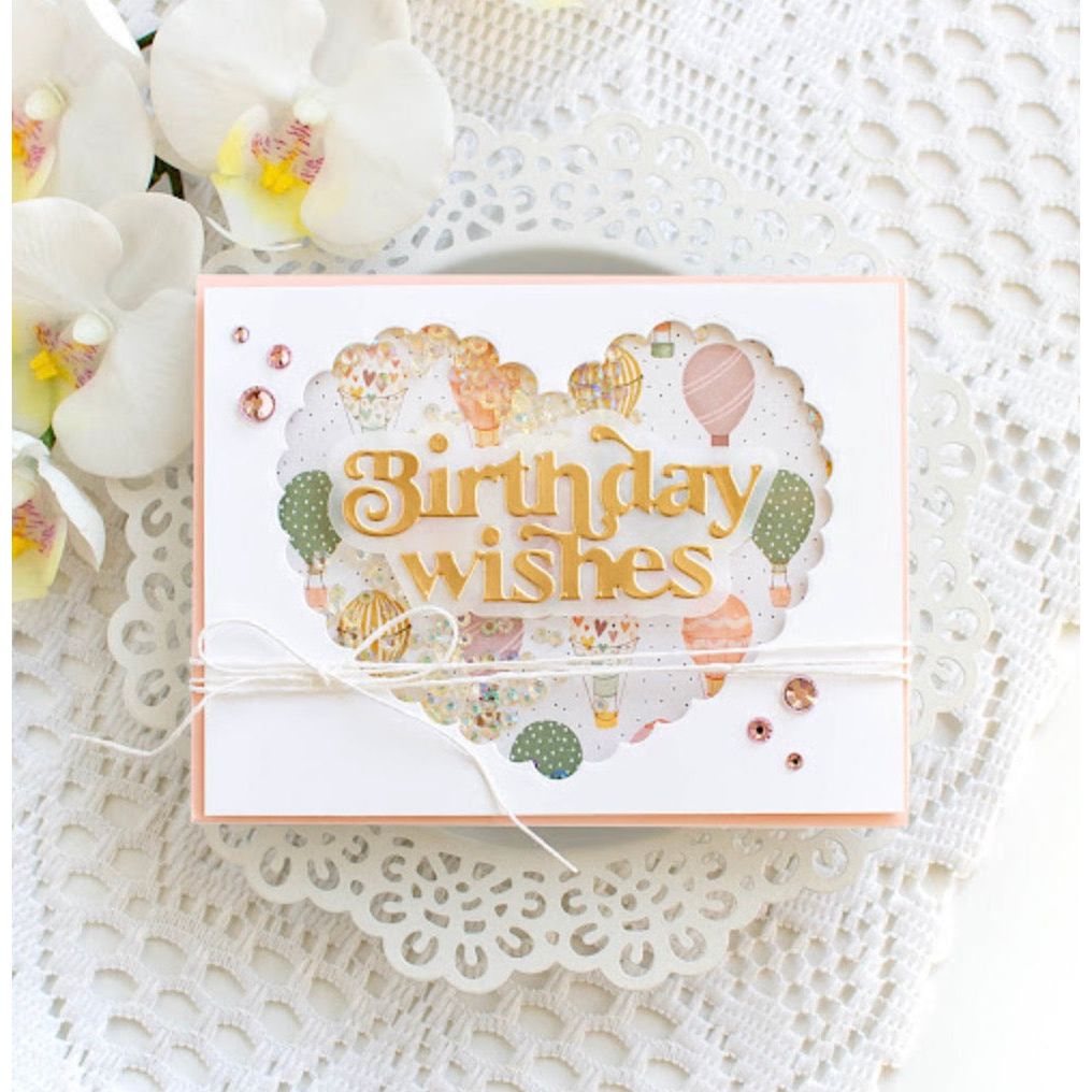 Simon Says Stamp Birthday Wishes Wafer Dies sssd112883 Stamptember Birthday Card | color-code:ALT04