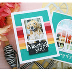 Simon Says Stamp Window Trio Wafer Dies 1401sd Miss You Card | color-code:ALT17