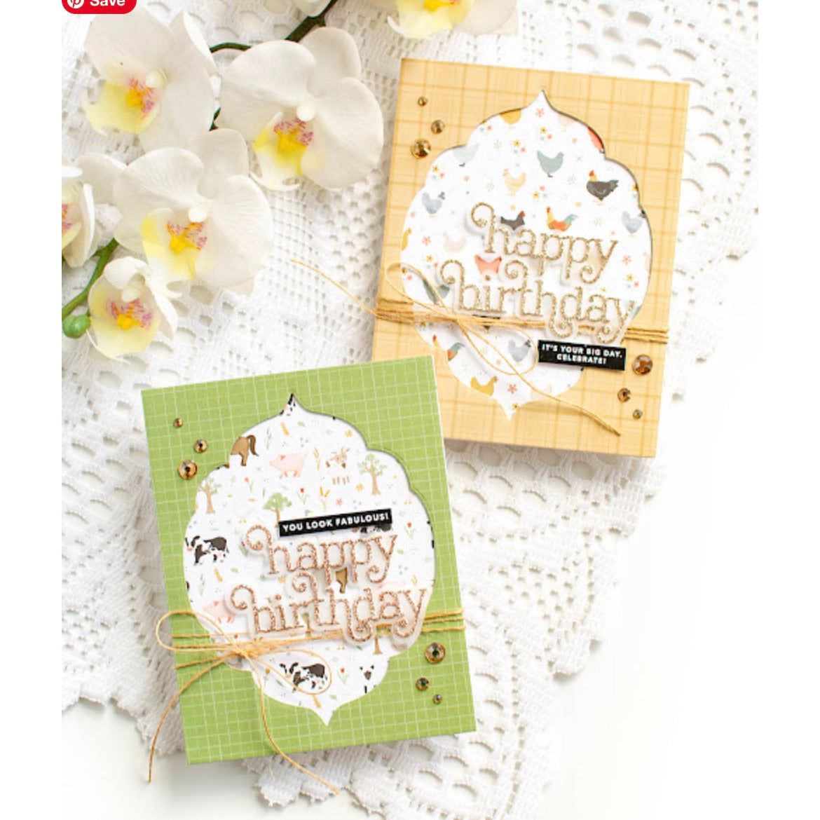 Simon Says Stamp Giggle Happy Birthday Wafer Dies s1031 Moments in Time Birthday Cards | color-code:ALT06