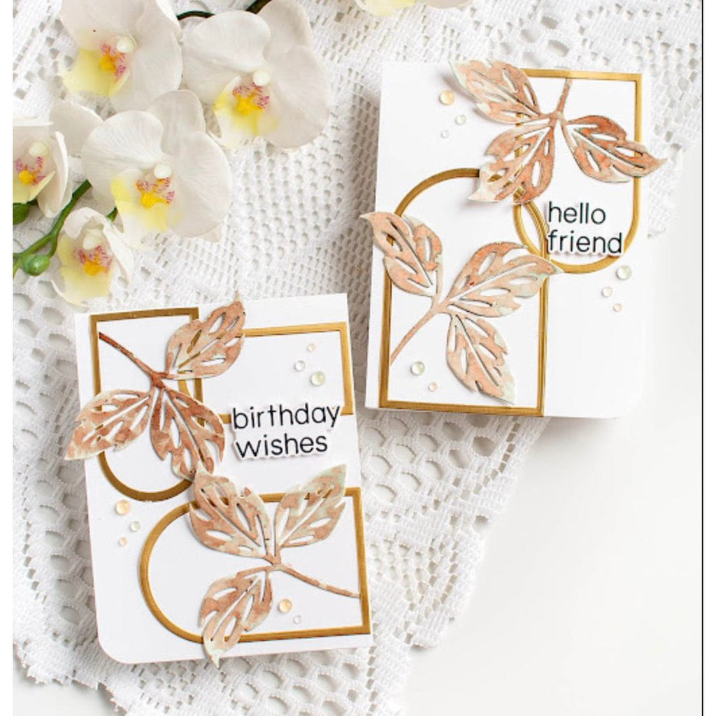 Simon Says Stamp Basil Leaves Wafer Dies 1315md Friend Like You Leaf Cards | color-code:ALT08