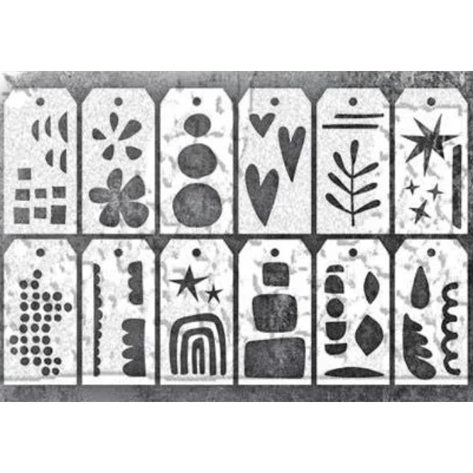 Tim Holtz Element Stencils Everyday Art EST004