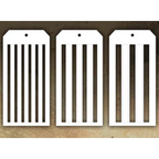 Tim Holtz Set of 3 Shifter Stencils Multi Stripes THSM03
