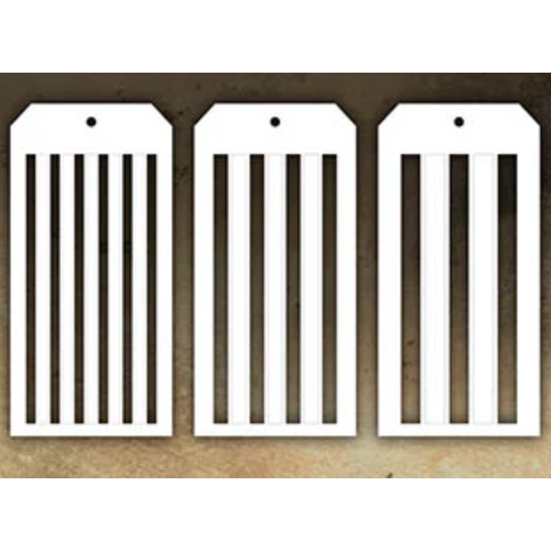 Tim Holtz Set of 3 Shifter Stencils Multi Stripes THSM03